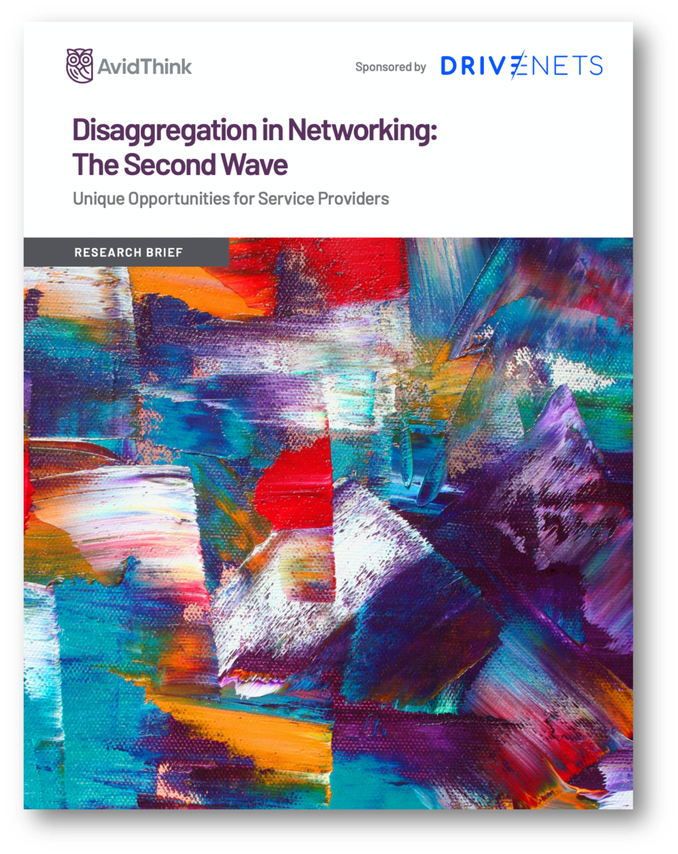 AvidThink-DriveNets-Disaggregation-in-Networking-Research-Brief-Cover Image